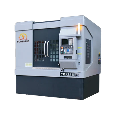 CNC VTL lathe for machining metal parts
