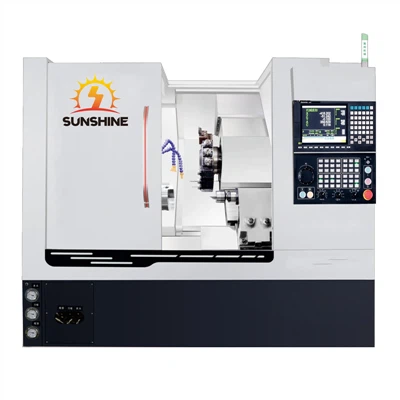 Heavy-duty CNC inclined turning machining