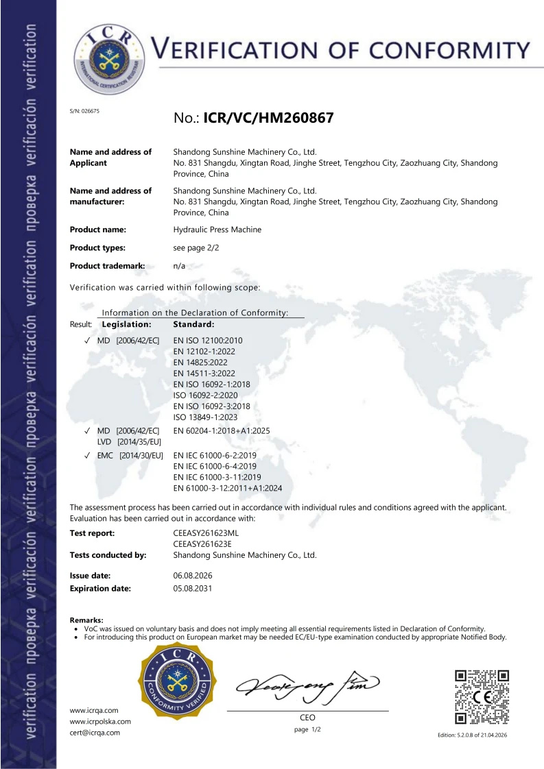 CE certificate CE certificate
