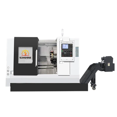 CNC Inclined Lathe With High Rigidity Cutting