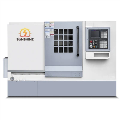 CNC Inclined Lathe With Rigid Bed For Stable Machining